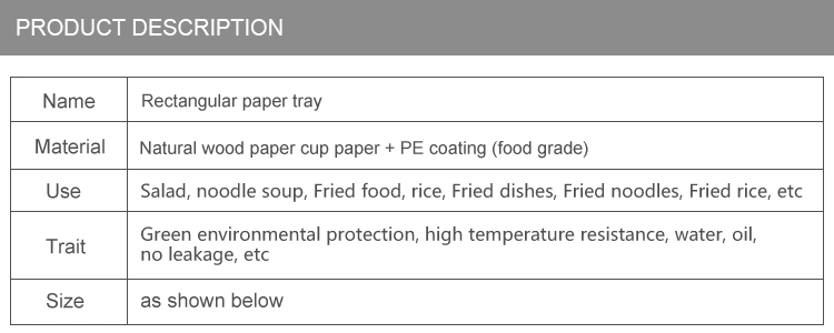 Disposable Eco-Friendly Food Grade Sushi Cookie Fruit Vegetables Kraft Paper Tray From China